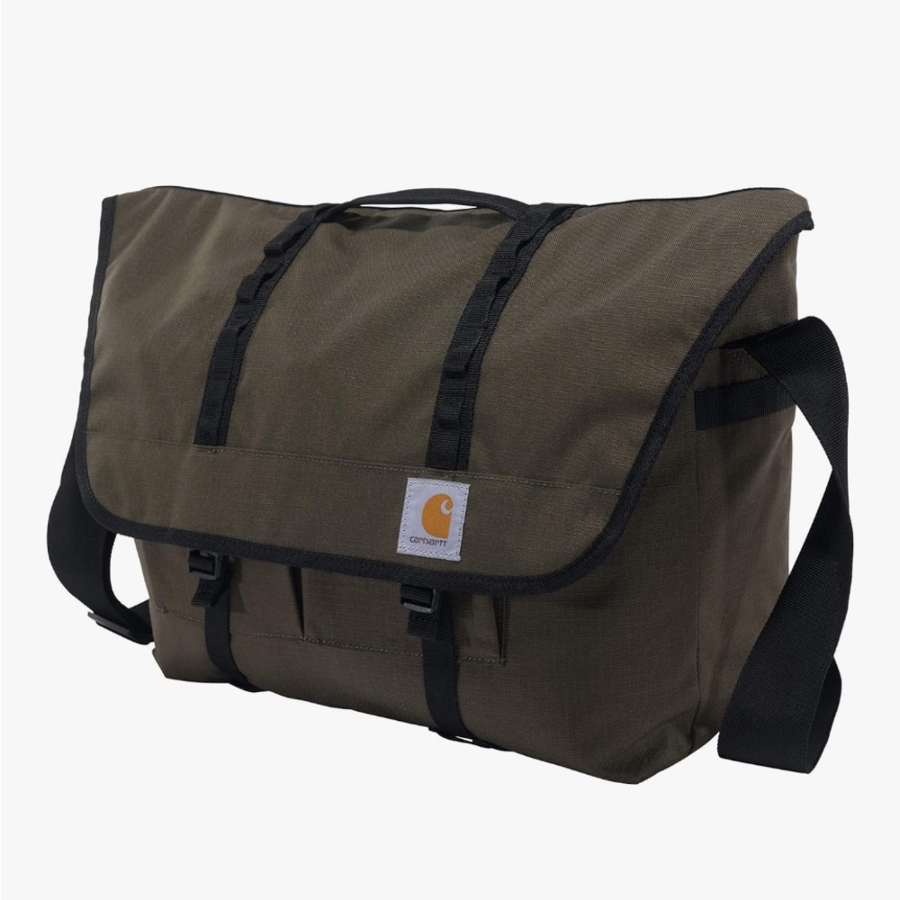Carhartt Olive Canvas Messenger Bag - Picture 3 of 6